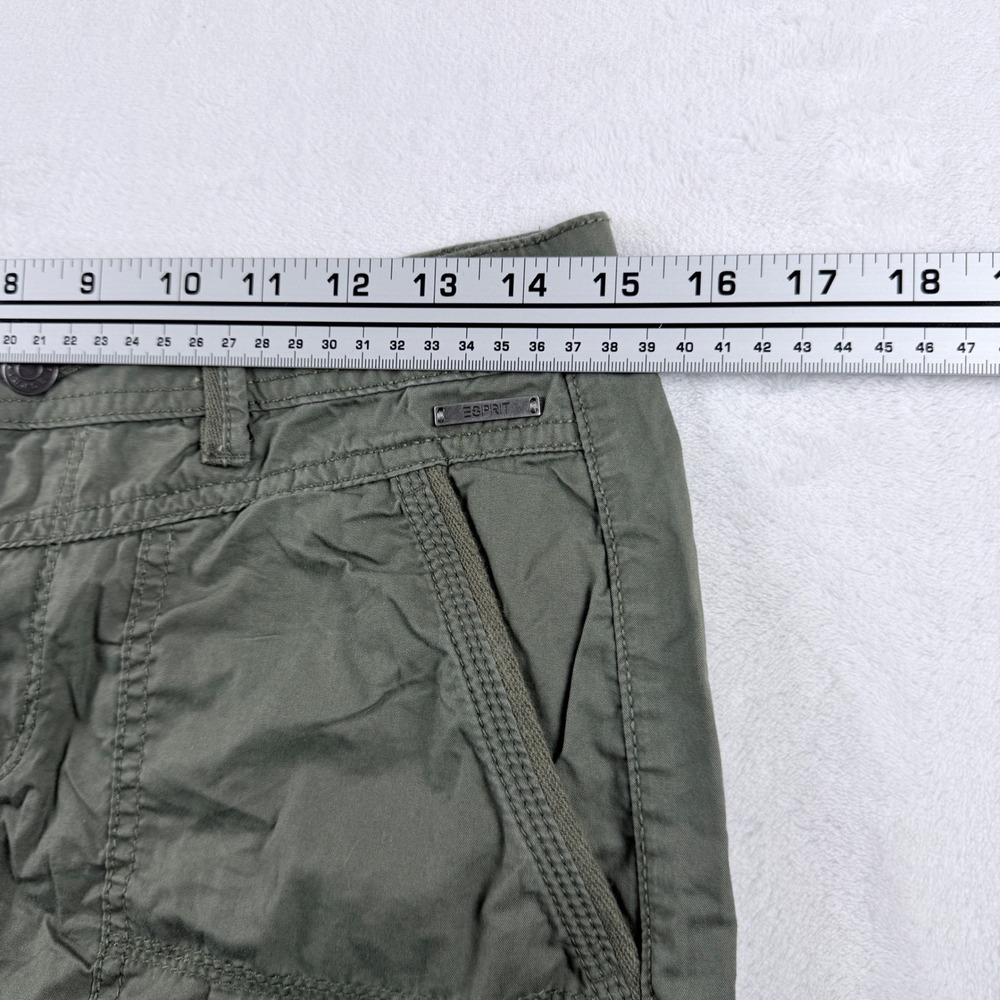 Esprit Mini Skirt Olive Green Utility Cargo Cotton Size 4 - Picture 5 of 7
